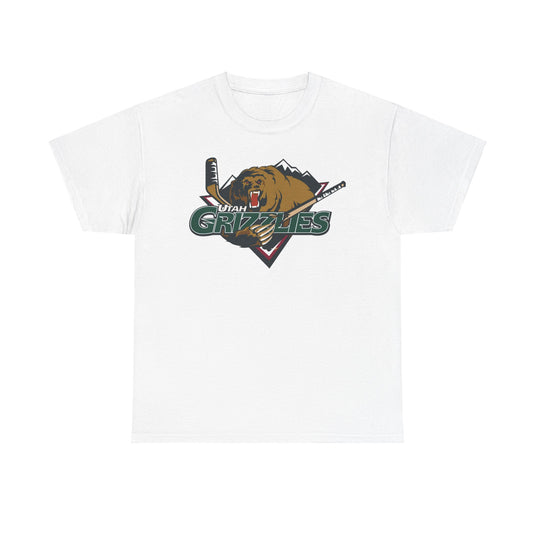 Utah Grizzlies Logo Hockey Team T-shirt