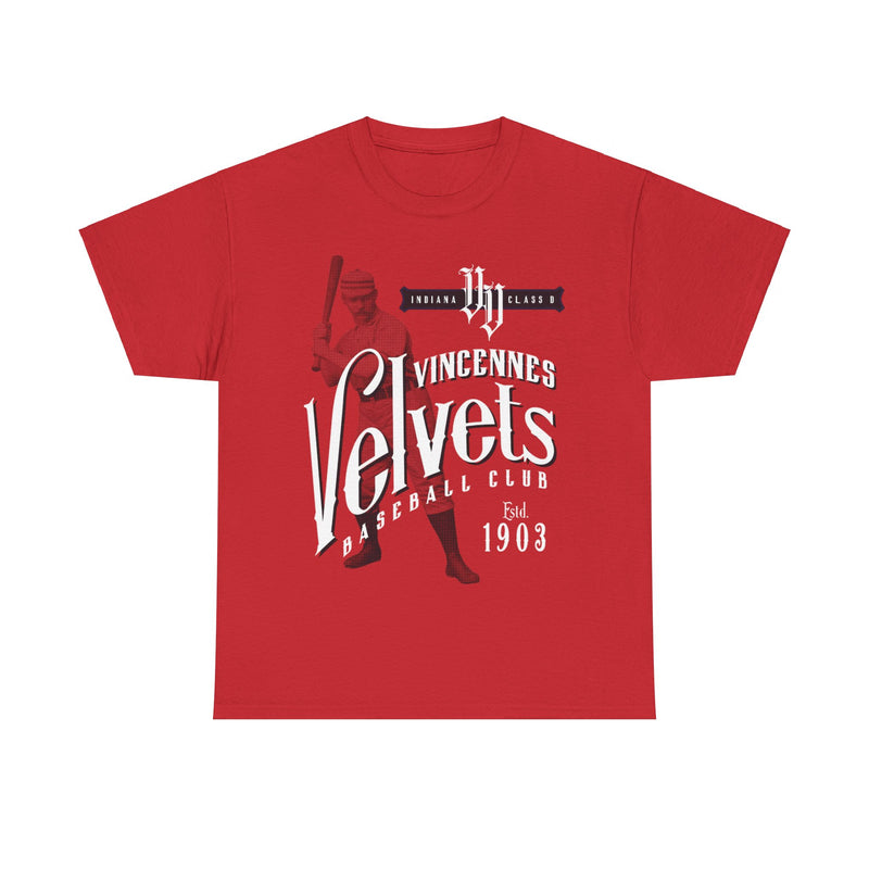 Load image into Gallery viewer, Vincennes Velvets Est 1903 Indiana Baseball T-shirt