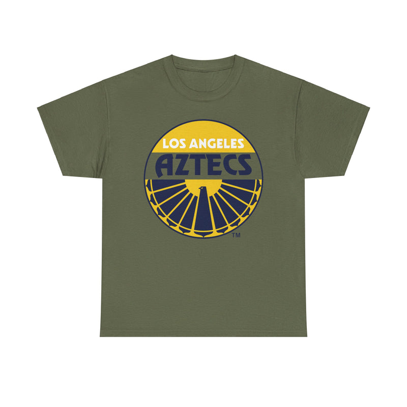 Load image into Gallery viewer, Los Angeles Aztecs Yellow Logo California Soccer Team T-shirt