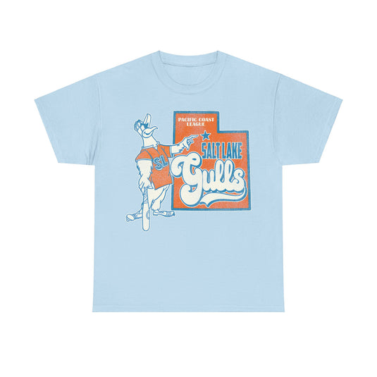 Salt Lake Gulls Utah Nostalgic Retro Baseball Team T-shirt
