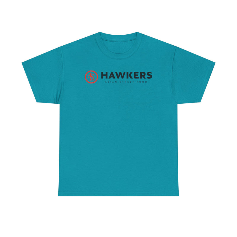 Load image into Gallery viewer, Hawkers Asian Street Food T-Shirt Bankrupt Restaurant Chain Logo Tee