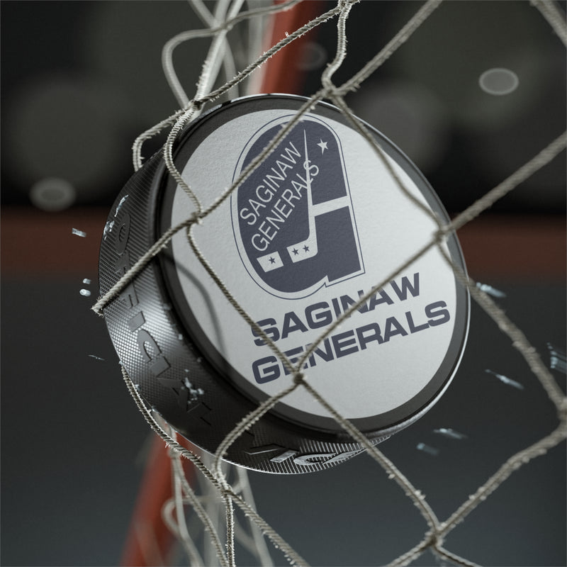 Load image into Gallery viewer, Saginaw Generals 1985 Michigan Hockey Puck