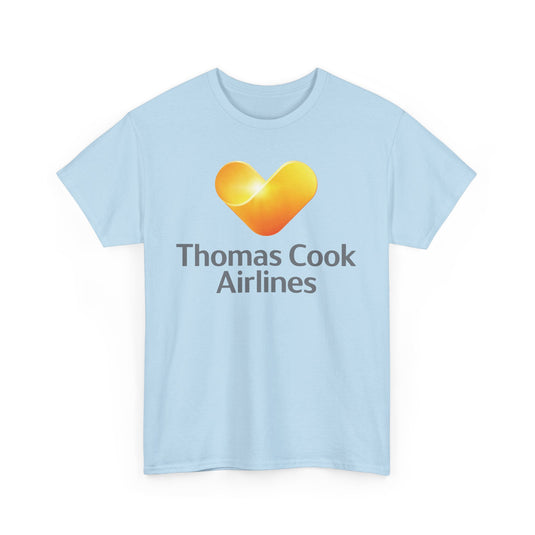 Thomas Cook Airlines Sunny Heart Logo Defunct Travel Company T-shirt