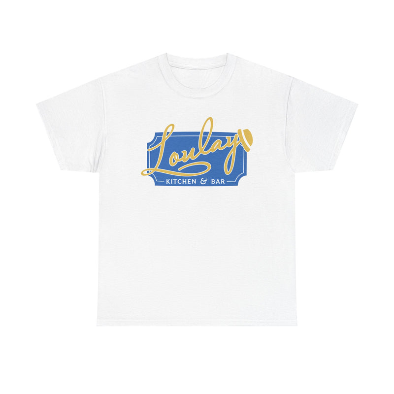 Load image into Gallery viewer, Loulay Kitchen & Bar T-Shirt - Restaurant Industry Defunct Logo Tee