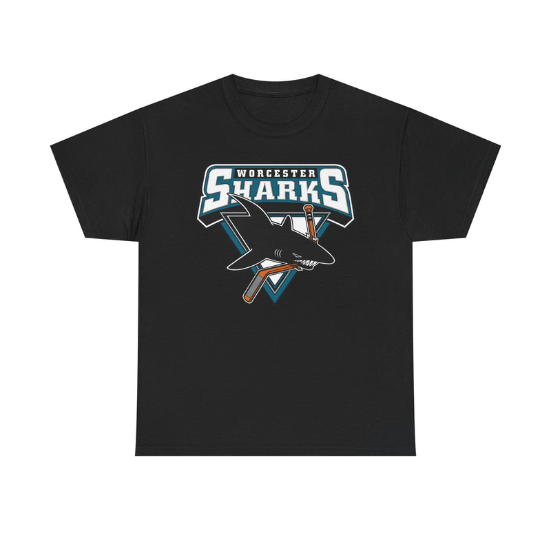 Load image into Gallery viewer, Worcester Sharks Hockey 2006-2015 Massachusetts T-shirt
