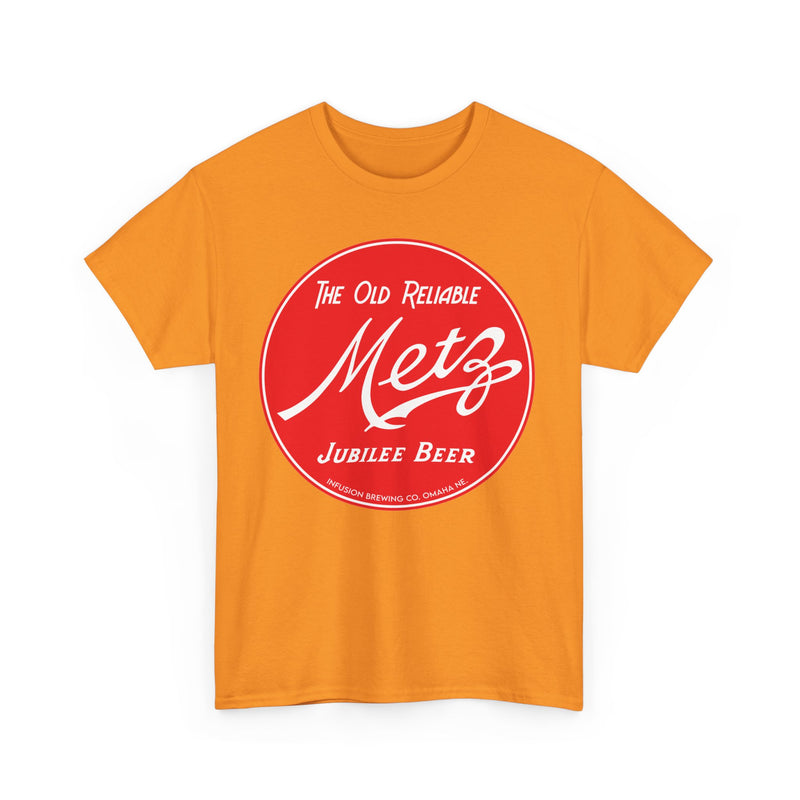 Load image into Gallery viewer, Metz Jubilee Old Reliable Logo Beer Infusion Brewing Co Nebraska T-Shirt