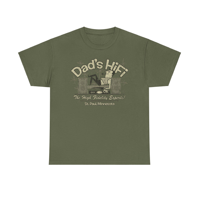 Load image into Gallery viewer, Dads HiFi Minnesota Retail Electronics Store T-shirt