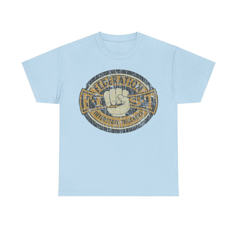 Load image into Gallery viewer, Federation of Interstate Truckers 1978 Trucking Distressed Print T-shirt