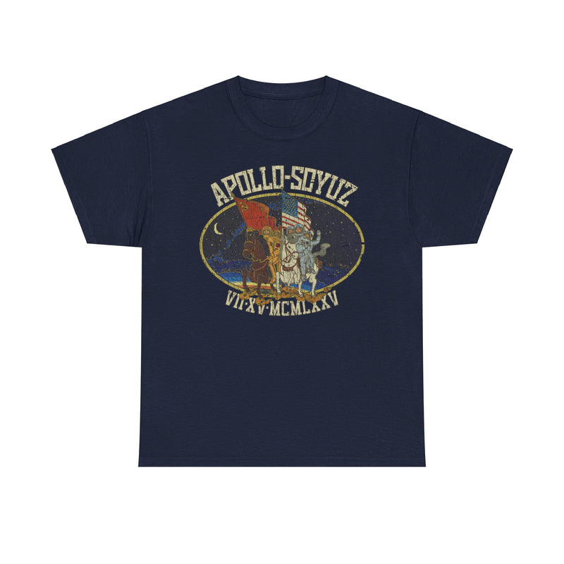 Load image into Gallery viewer, Apollo-Soyuz 1975 First Spaceflight T-shirt