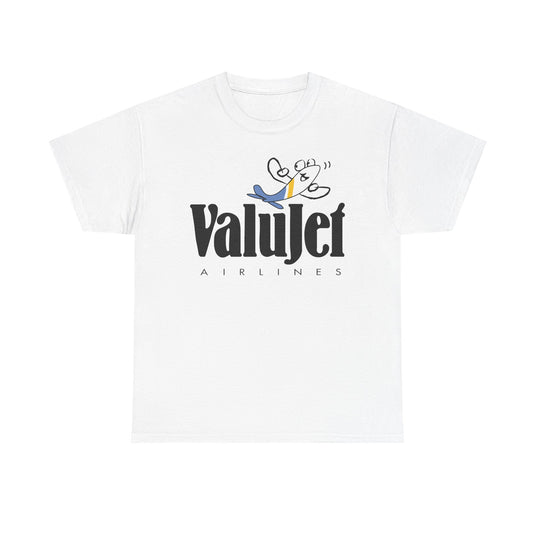 ValuJet Airlines Cartoon Plane Character Vintage Florida Carrier T-shirt