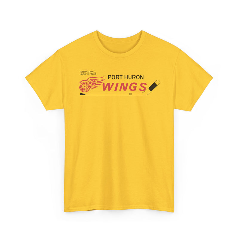 Load image into Gallery viewer, Port Huron Wings 1962-1981 Michigan Hockey T-shirt