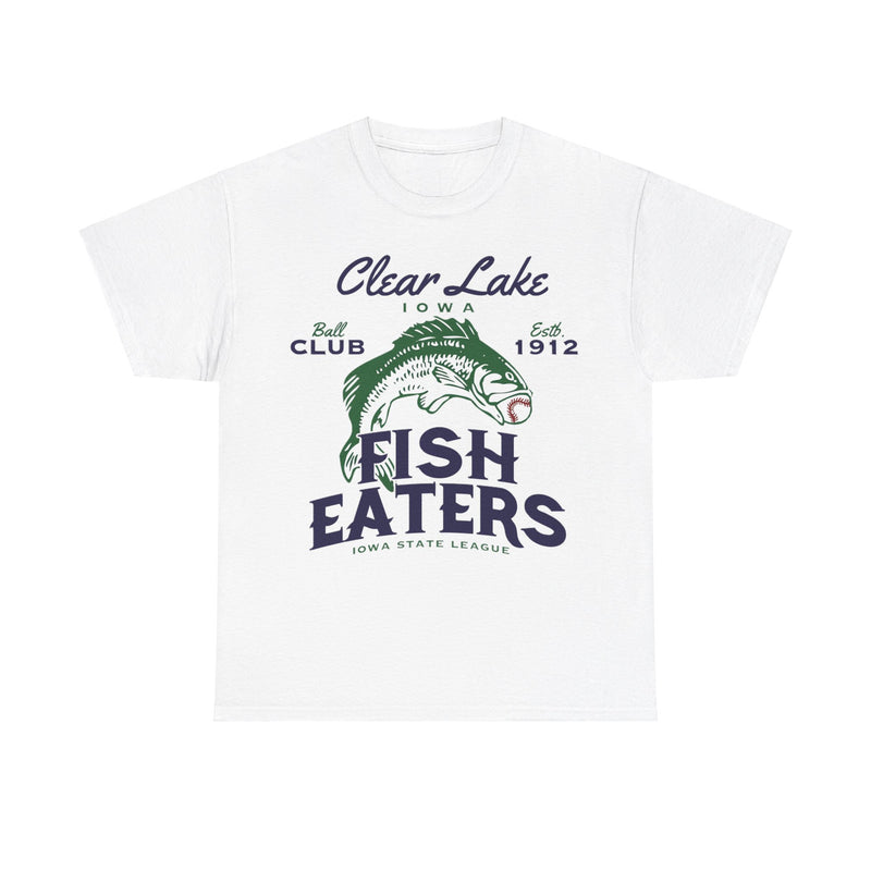 Load image into Gallery viewer, Clear Lake Fish Eaters Est 1912 Iowa Baseball T-shirt