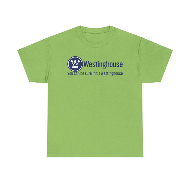 Load image into Gallery viewer, Westinghouse You Can Be Sure Classic Blue Logo T-Shirt