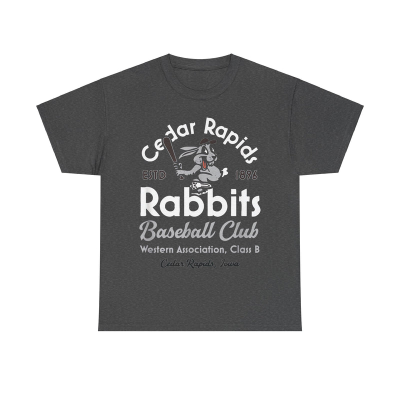 Load image into Gallery viewer, Cedar Rapids Iowa Rabbits Nostalgic Retro Baseball Team T-shirt