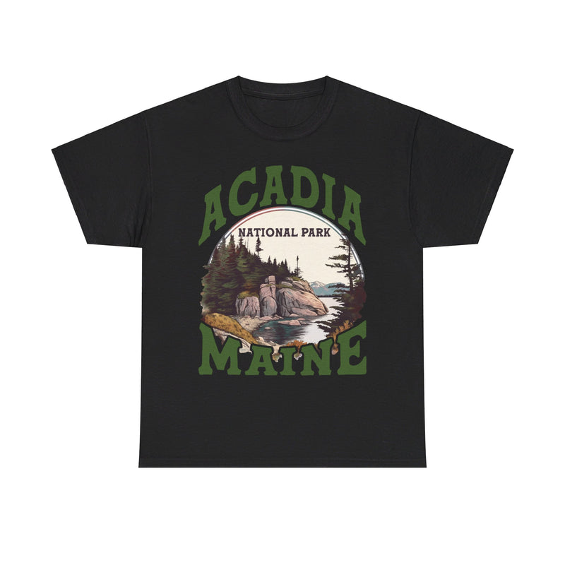 Load image into Gallery viewer, Acadia National Park Maine Poster Print T-shirt
