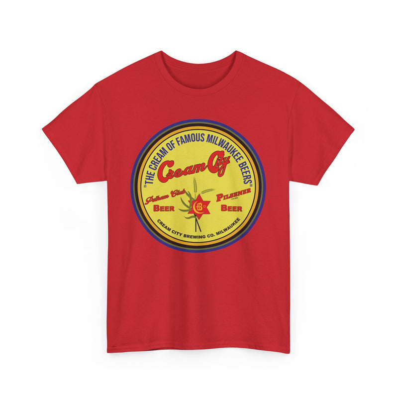 Load image into Gallery viewer, Cream City Beer Milwaukee Brewing Co Logo Wisconsin T-Shirt