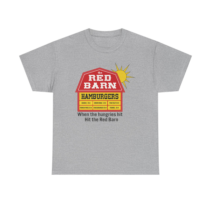Load image into Gallery viewer, Red Barn Hamburgers Vintage Fast Food Logo Classic Chain Restaurant T-Shirt