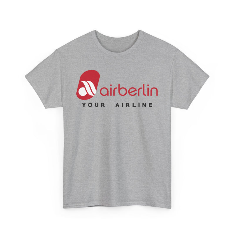 Load image into Gallery viewer, Air Berlin Your Airline Vintage Logo German Aviation Memorabilia T-shirt