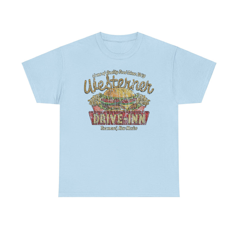 Load image into Gallery viewer, Westerner Drive-Inn 1949 Tucumcari New Mexico Diner Fast Food Restaurant T-shirt