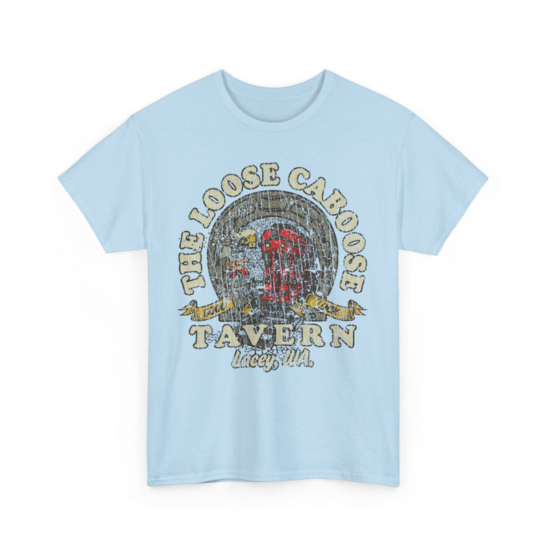 Load image into Gallery viewer, The Loose Caboose Tavern 1967 Lacey Washington Bar Restaurant T-shirt