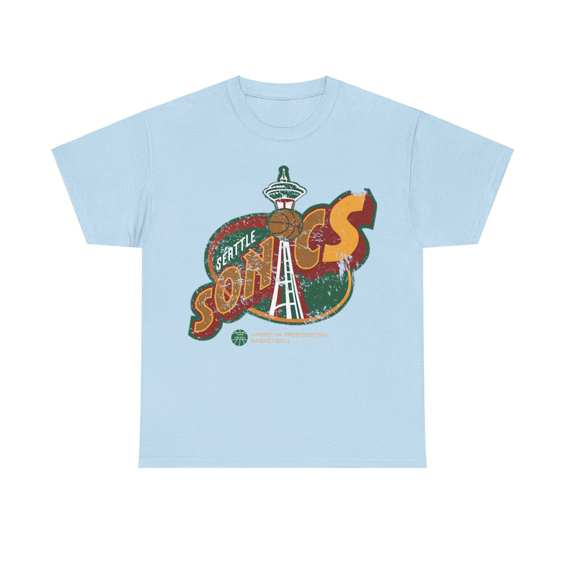 Load image into Gallery viewer, Seattle Sonics Logo Basketball Team T-shirt