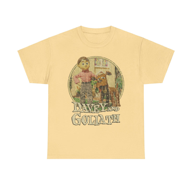 Load image into Gallery viewer, Davey and Goliath 1961 Animated TV Show T-shirt