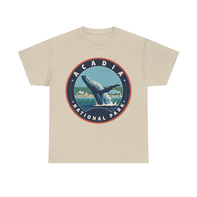 Load image into Gallery viewer, Acadia National Park Maine Round Logo T-shirt