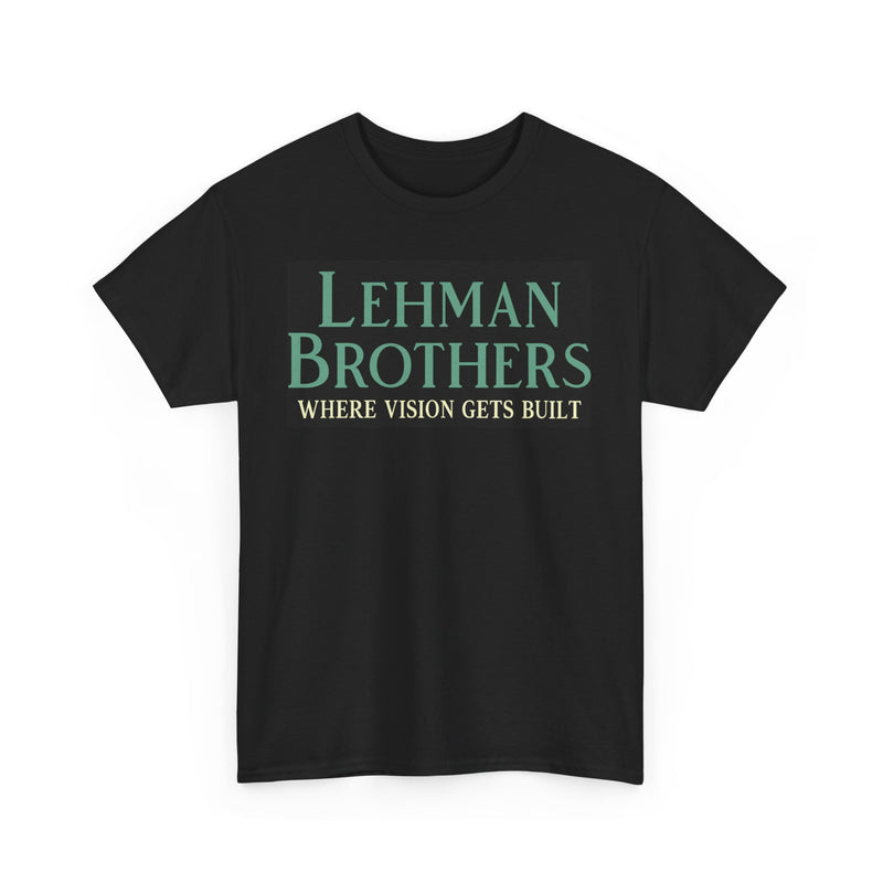 Load image into Gallery viewer, Lehman Brothers Where Vision Gets Built Historic Wall Street Bank Tee New York T-Shirt