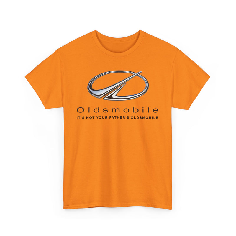 Load image into Gallery viewer, Oldsmobile It's Not Your Father's Oldsmobile Chrome Logo T-shirt