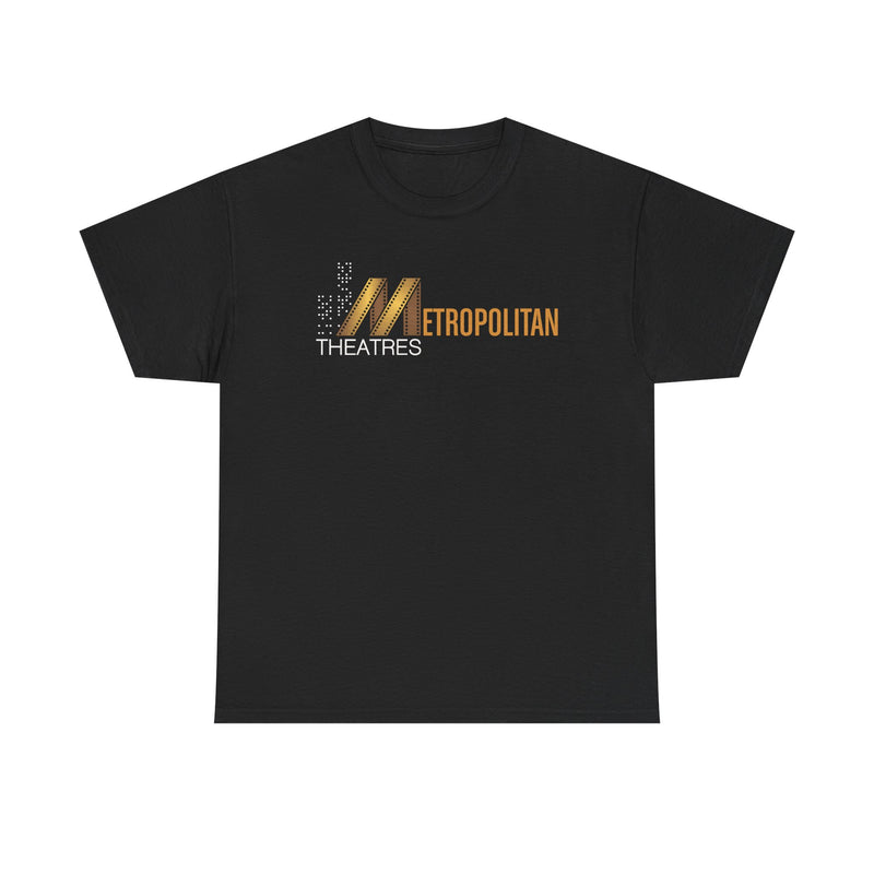Load image into Gallery viewer, Metropolitan Theaters Film Strip Logo T-Shirt Movie Cinema Tee