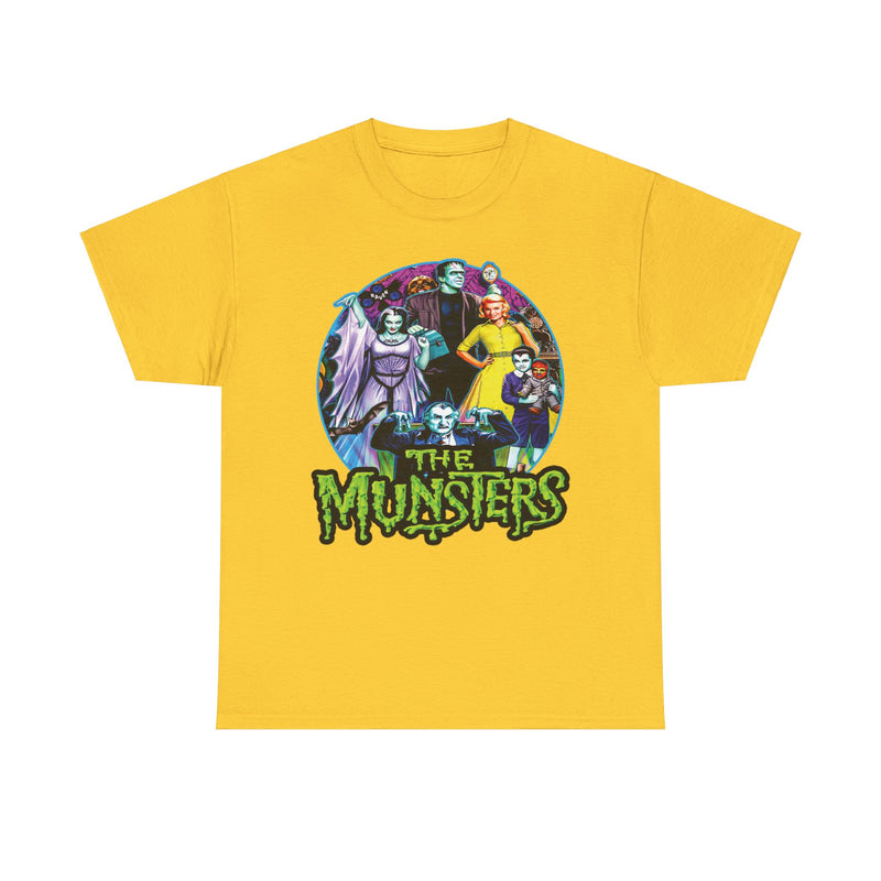 Load image into Gallery viewer, The Munsters 1964 Frankenstein Vampire Werewolf TV Show T-shirt