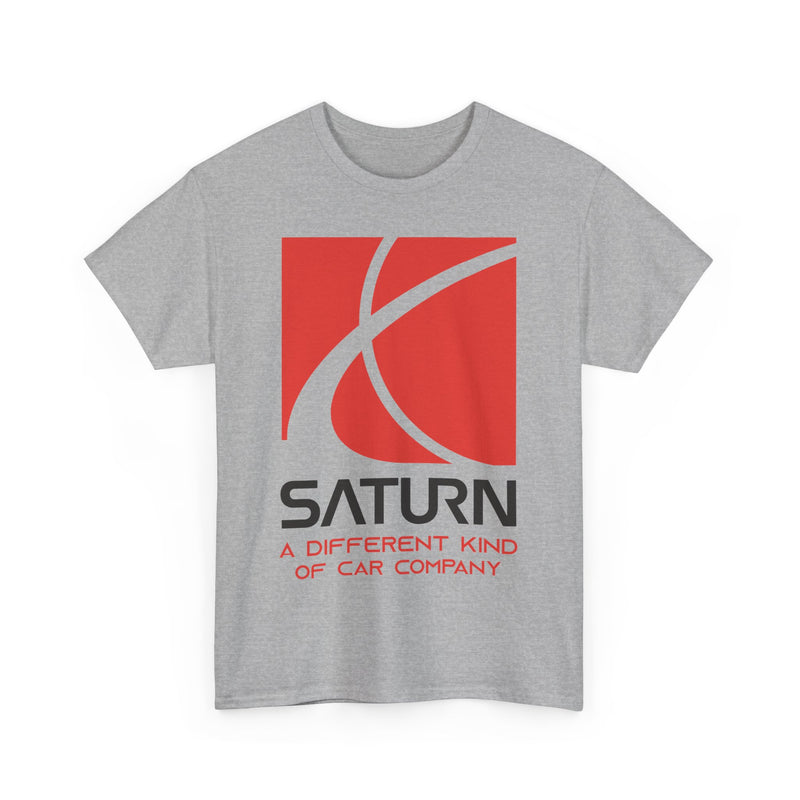 Load image into Gallery viewer, Saturn A Different Kind of Car Company Red S Logo T-shirt
