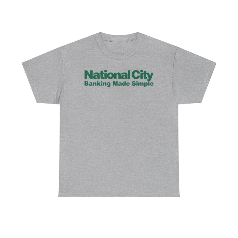 Load image into Gallery viewer, National City Banking Made Simple Financial Logo Bank Ohio T-Shirt