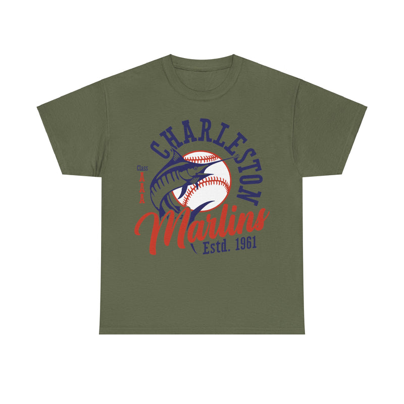 Load image into Gallery viewer, Charleston Marlins Est 1961 West Virginia Baseball T-shirt