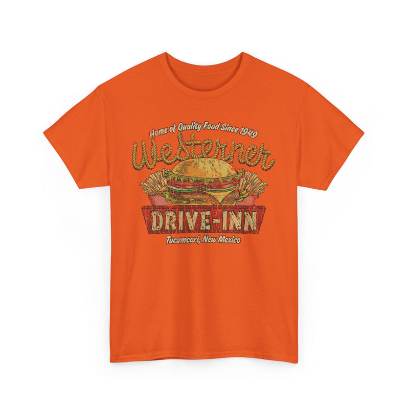 Load image into Gallery viewer, Westerner Drive-Inn 1949 Tucumcari New Mexico Diner Fast Food Restaurant T-shirt