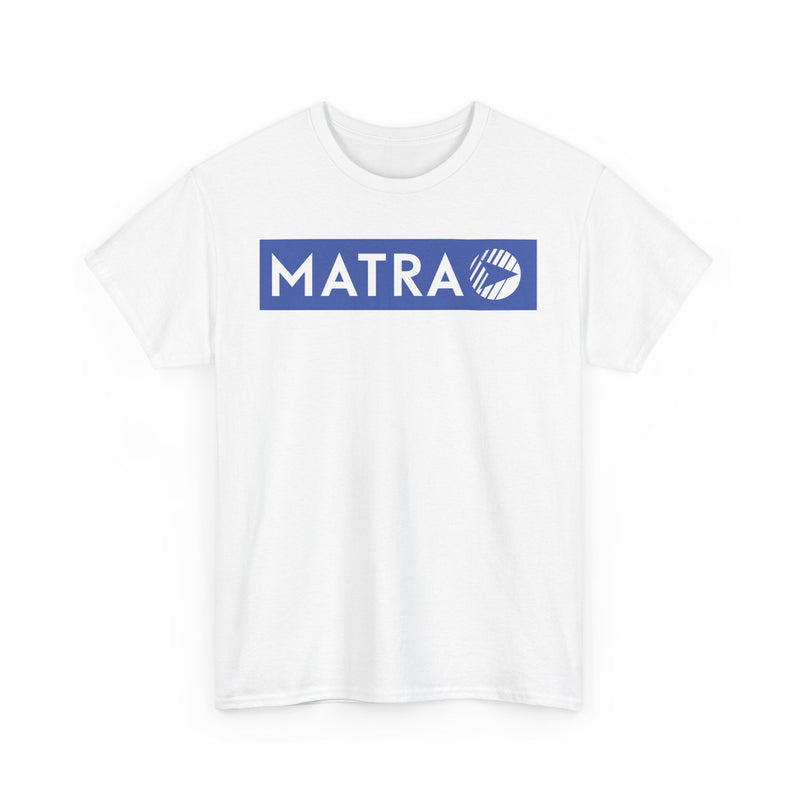 Load image into Gallery viewer, Matra French Racing Team Blue Logo Motorsport Company T-shirt
