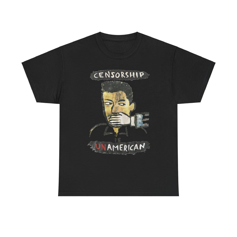 Load image into Gallery viewer, Censorship is Unamerican Political T-shirt