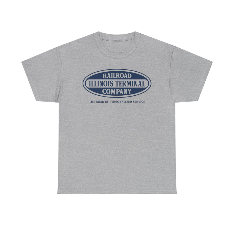 Load image into Gallery viewer, Illinois Terminal Personalized Service Railroad Logo Train T-Shirt