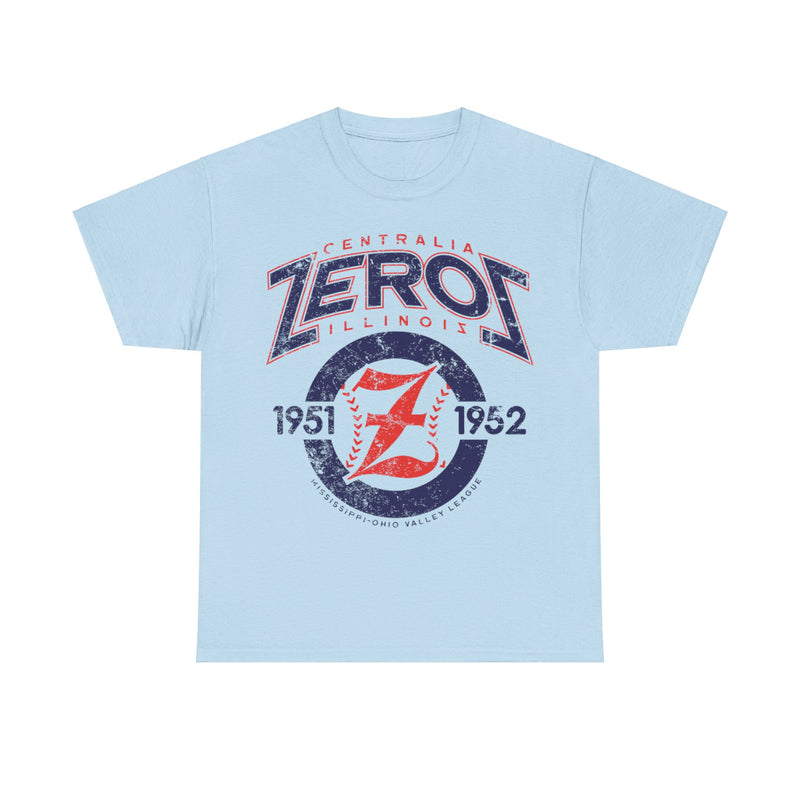 Load image into Gallery viewer, Centralia Zeros Est 1951 Illinois Baseball Team T-shirt