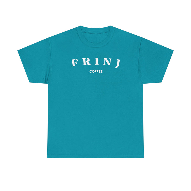 Load image into Gallery viewer, Frinj Coffee T-Shirt Defunct Coffee Company Bankrupt Logo Tee