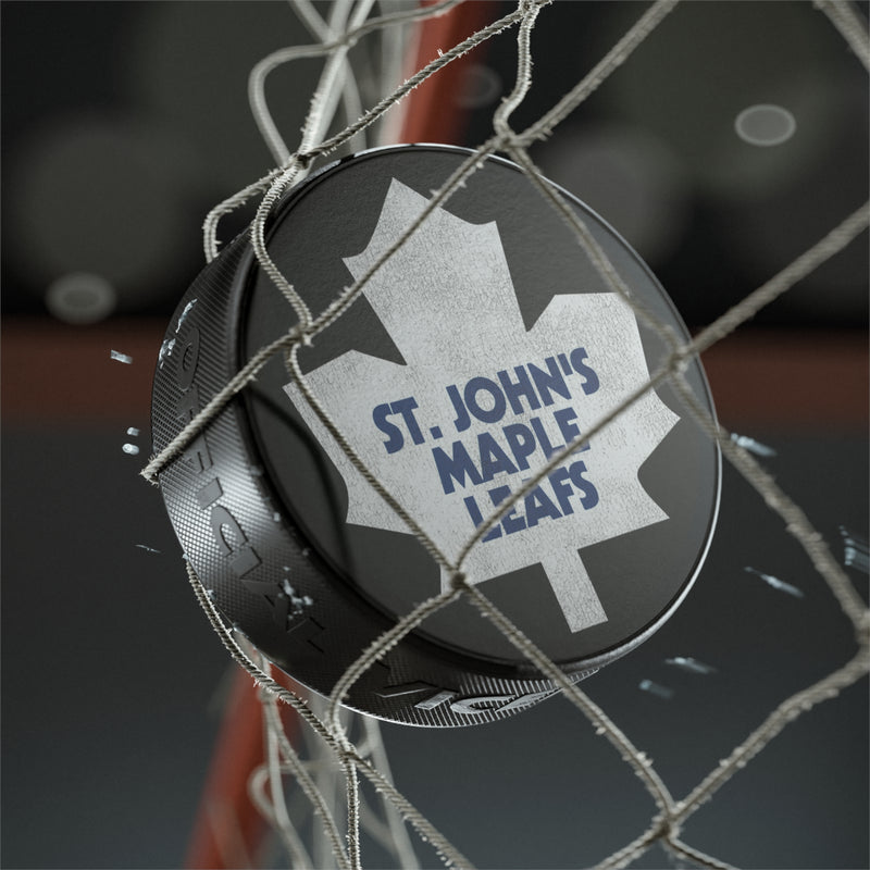 Load image into Gallery viewer, St Johns Maple Leafs Nostalgic Retro Hockey Puck