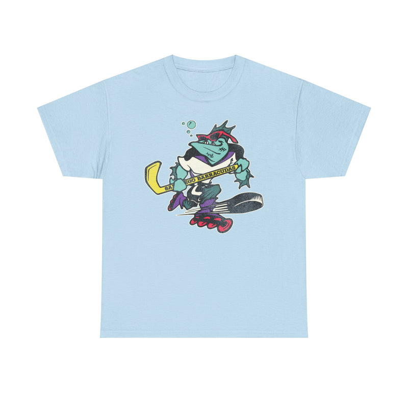Load image into Gallery viewer, San Diego Barracudas Roller Hockey Nostalgic Logo T-shirt
