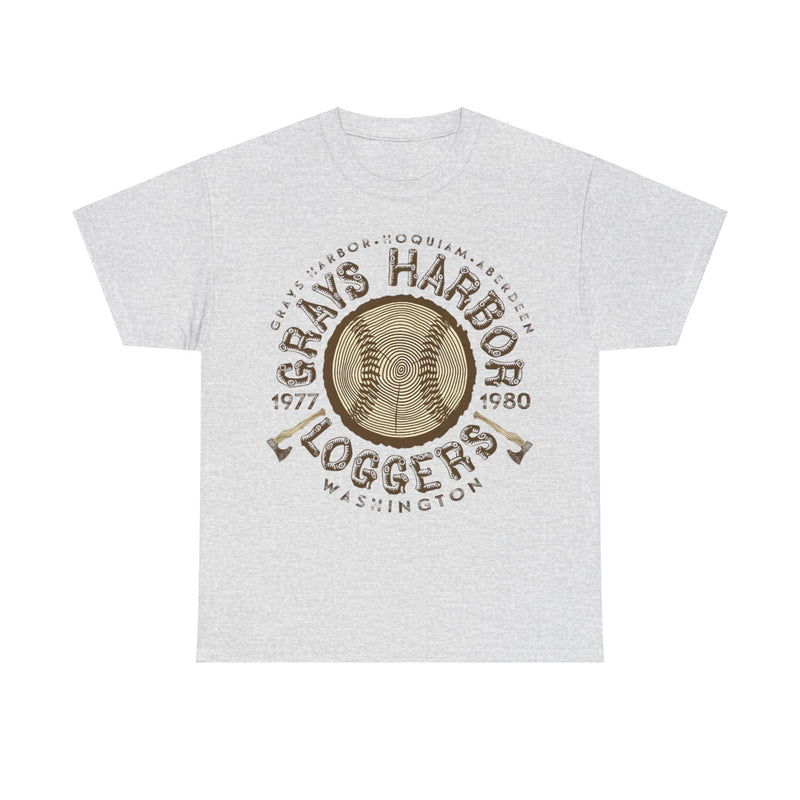 Load image into Gallery viewer, Grays Harbor Loggers Est 1977 Washington Baseball T-shirt