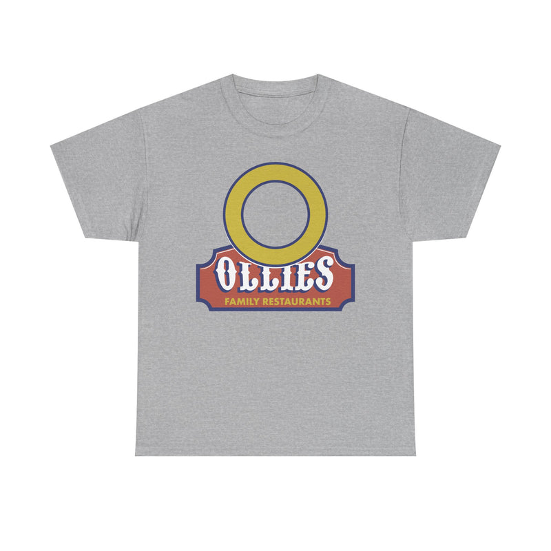 Load image into Gallery viewer, Ollies Family Restaurants Vintage Logo Defunct Restaurant Chain T-Shirt