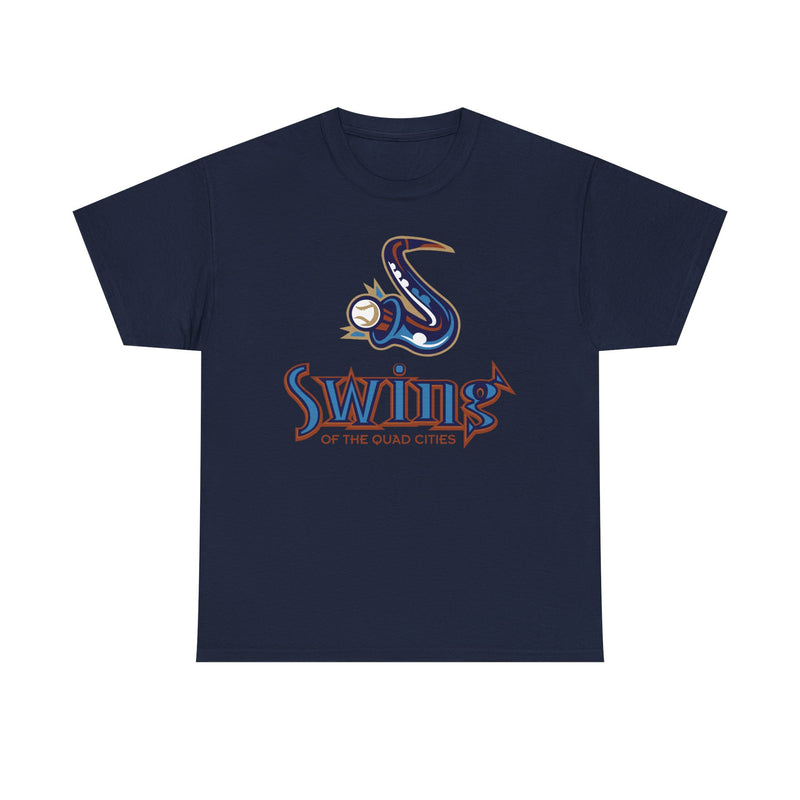 Load image into Gallery viewer, Swing of the Quad Cities Iowa Baseball 2004-2007 T-shirt