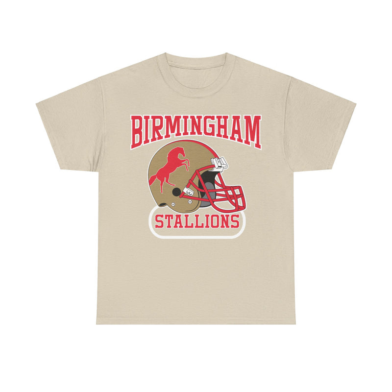Load image into Gallery viewer, Birmingham Stallions Alabama Football Team Helmet T-shirt