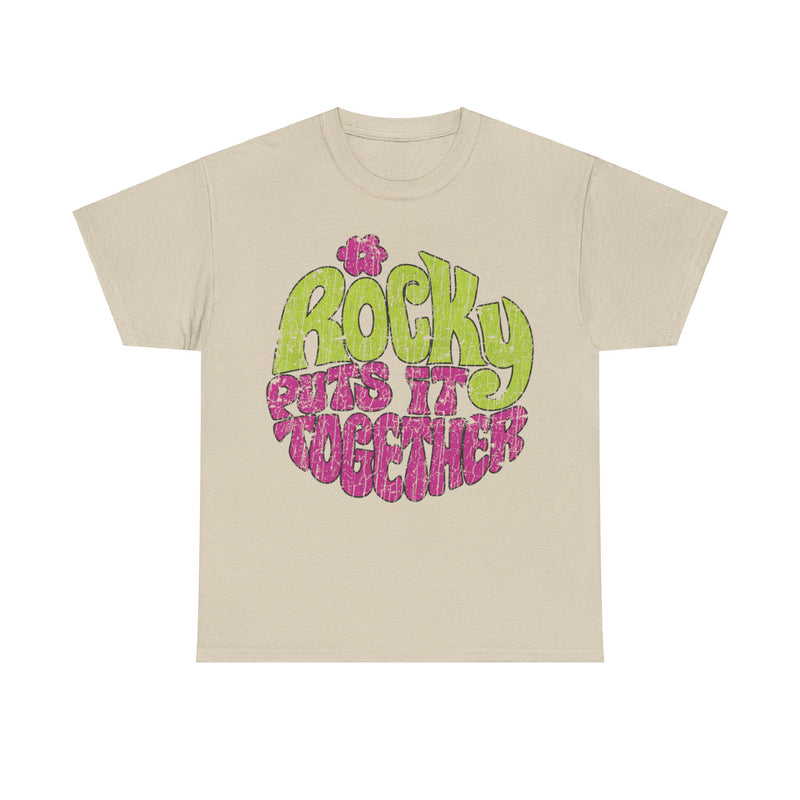 Load image into Gallery viewer, Rocky Puts It Together 1970 TV Show Nostalgic T-shirt