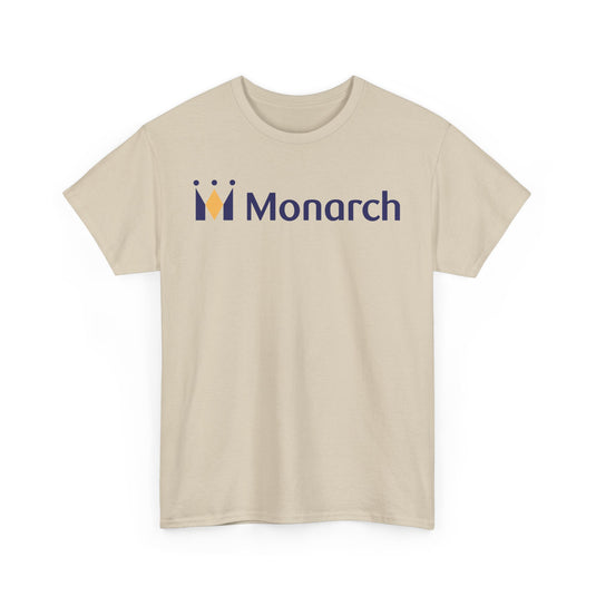 Monarch Airlines UK Travel Retro Logo Aviation Collector Gift T-shirt