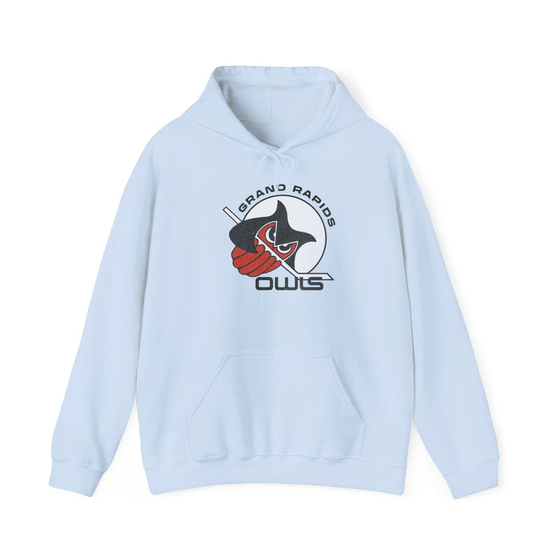Load image into Gallery viewer, Grand Rapids Owls Michigan Hockey Nostalgic Logo Pullover Hoody