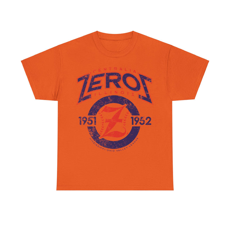 Load image into Gallery viewer, Centralia Zeros Est 1951 Illinois Baseball Team T-shirt